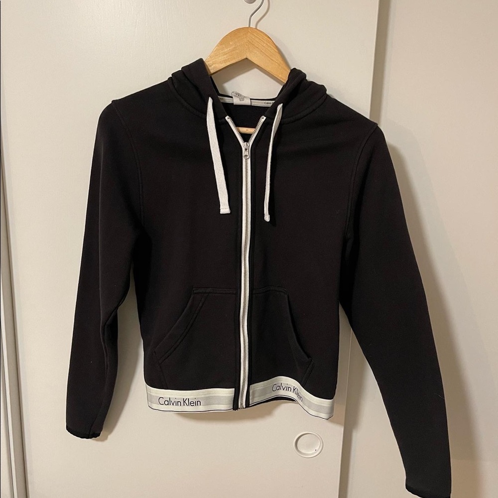 calvin klein zip-up jacket